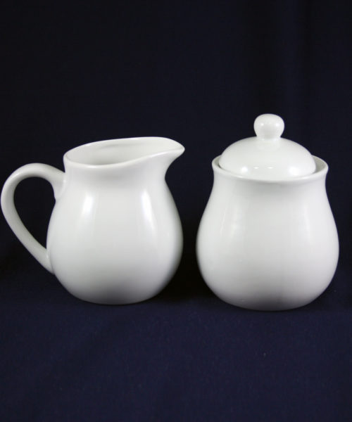 Cream & Sugar, White China