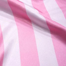 Satin Stripe Pink/White