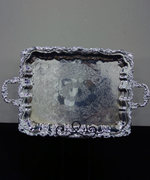 Tray, Chippendale Silver